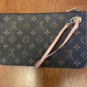 Louis Vuitton wristlet, never used